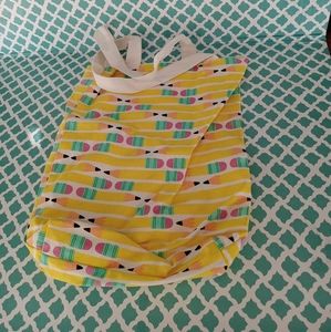 Teacher pencil design tote